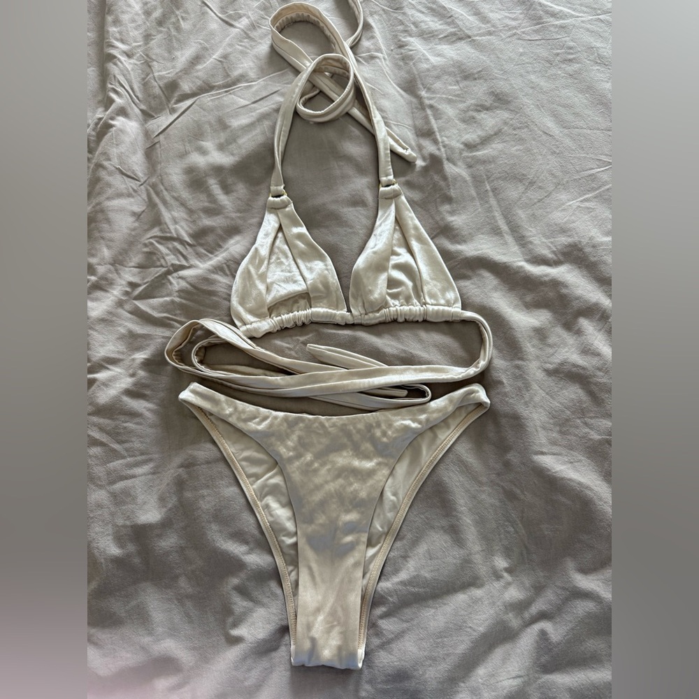 Monday Swimwear Set Champagne color